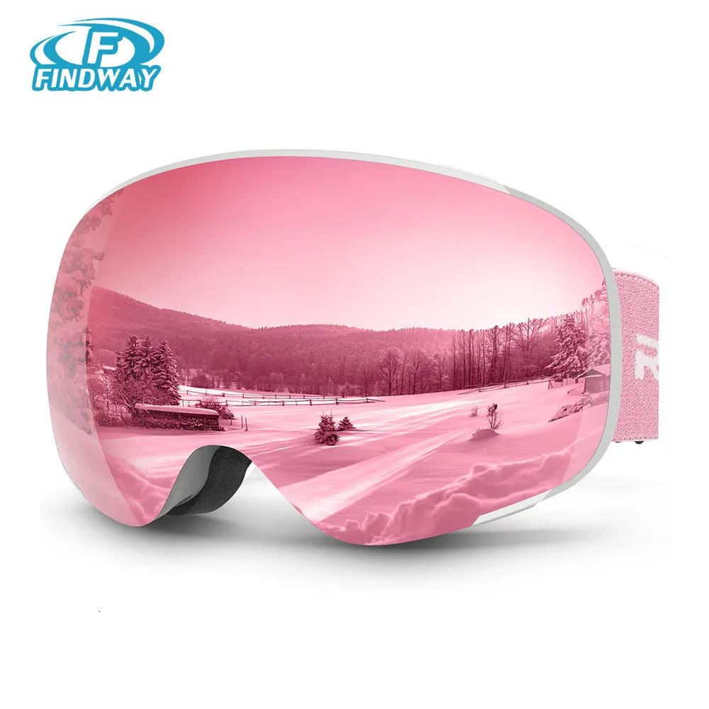 Ski Goggles Szklanki dla dzieci okulary OTG Anti Fog 100% UV Ochrona dla chłopców Dziewczęce Dziewczyny i nastolatki Kaski Kompatybilne Kompatybilne kaski 230904