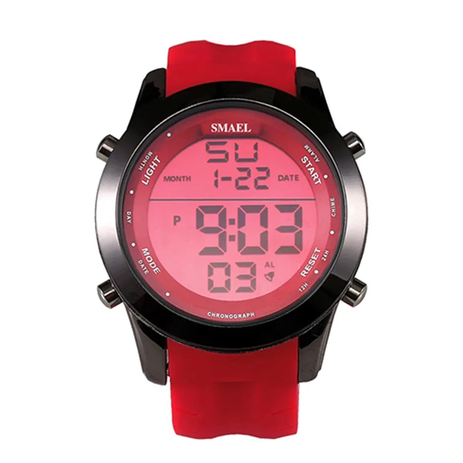 Novo smael relógios esportivos colorido relógio digital display led relógios casuais masculino relógios de pulso montre homme relogios masculino 1076314s