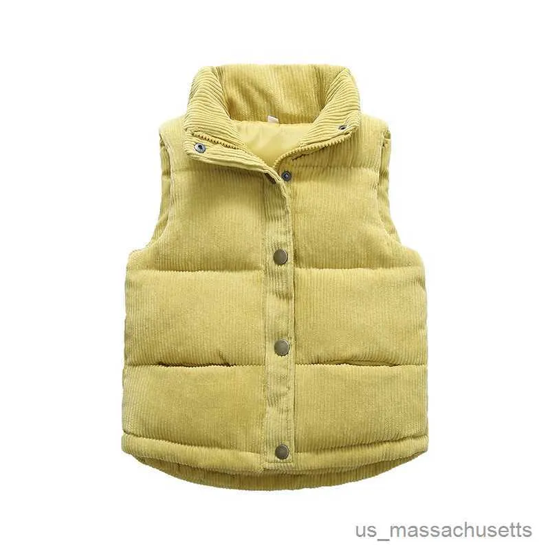 Manteau d'automne pour enfants, gilet épais chaud, gilet en coton pour bébés, vêtements d'extérieur pour enfants, vêtements pour garçons et filles, vestes de marque R230905