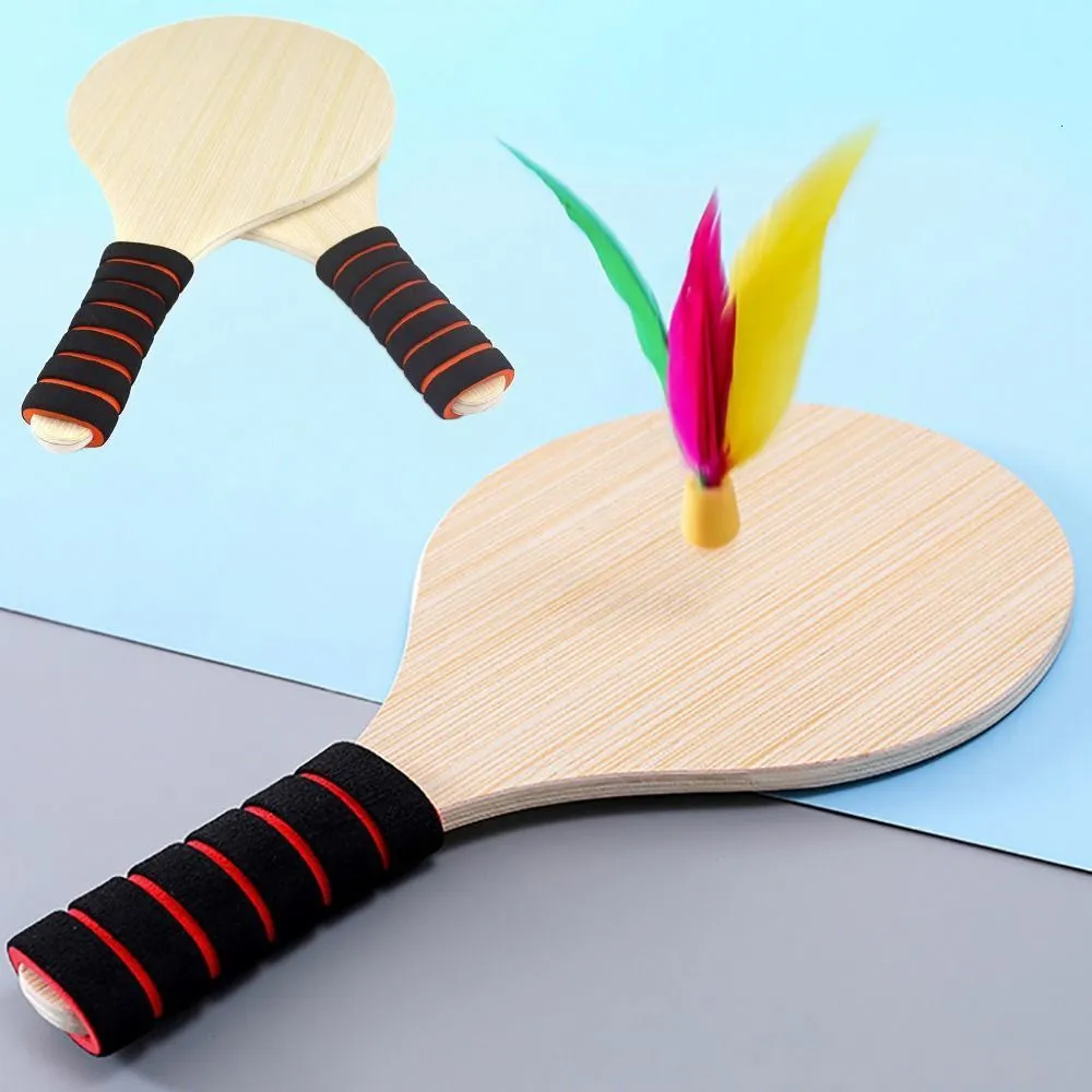 Squash Racquets Interação Entretenimento Jogo Beach Garden Badminton Mesa Tênis Paddle Shuttlecocks Set Cricket Bat Ball Pickleball 230904