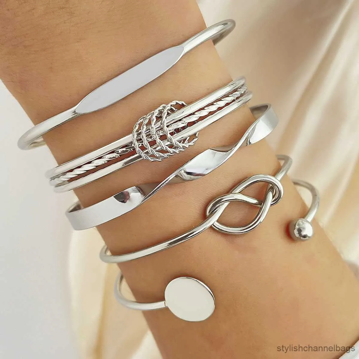 Buy P.N. GADGIL & SONS Silver Metal Bracelet With Light Blue Gemstone |  Inspirational Gifting Bracelet for Women/Girls at Amazon.in
