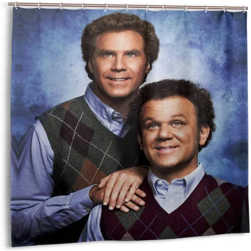 Funny Bathroom Shower Curtain Step Brothers Movie Decor, Durable - Main Image
