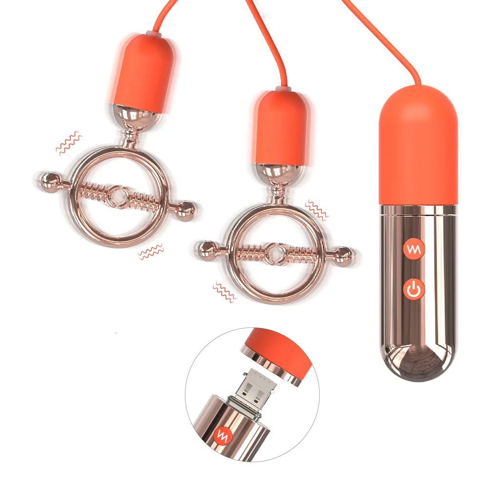 nipple toys for adults Vibrating Nipple Clamps for Women – Rose Nipple Vibrator 10 Modes,  Rechargeable Adjustable BDSM Nipple Toys for Couples - Adam Goods main image 0