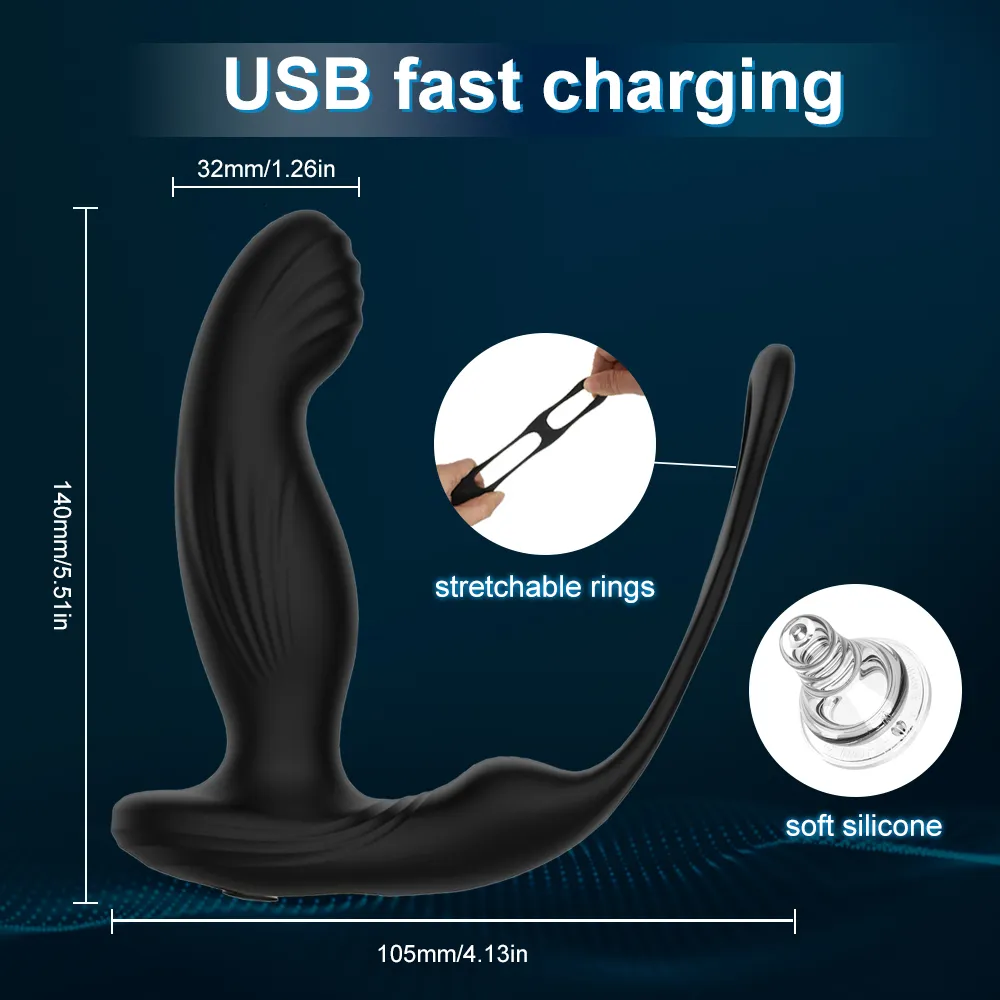 Briefs Panties Male Prostate Massage Vibrator Anal Plug Wireless