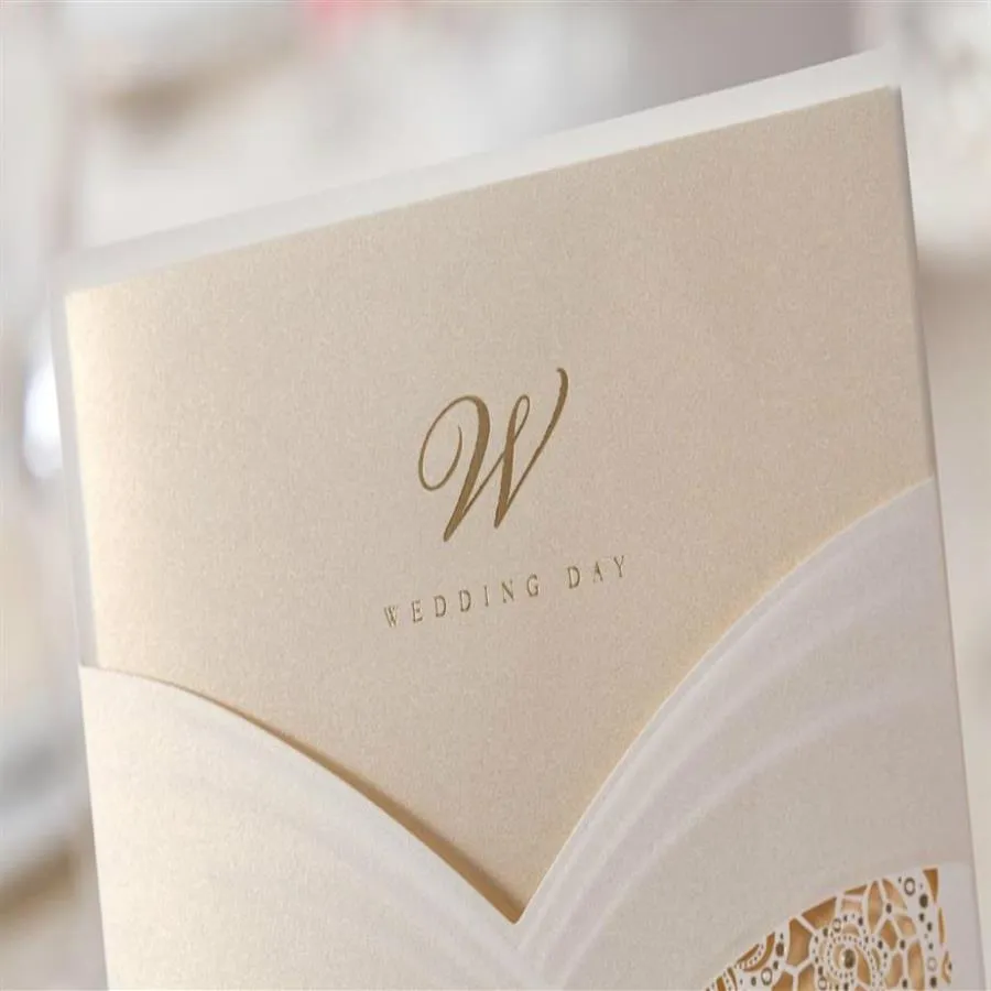 DHgate.com:Laser Cut Wedding Invitation Card, Hollow
