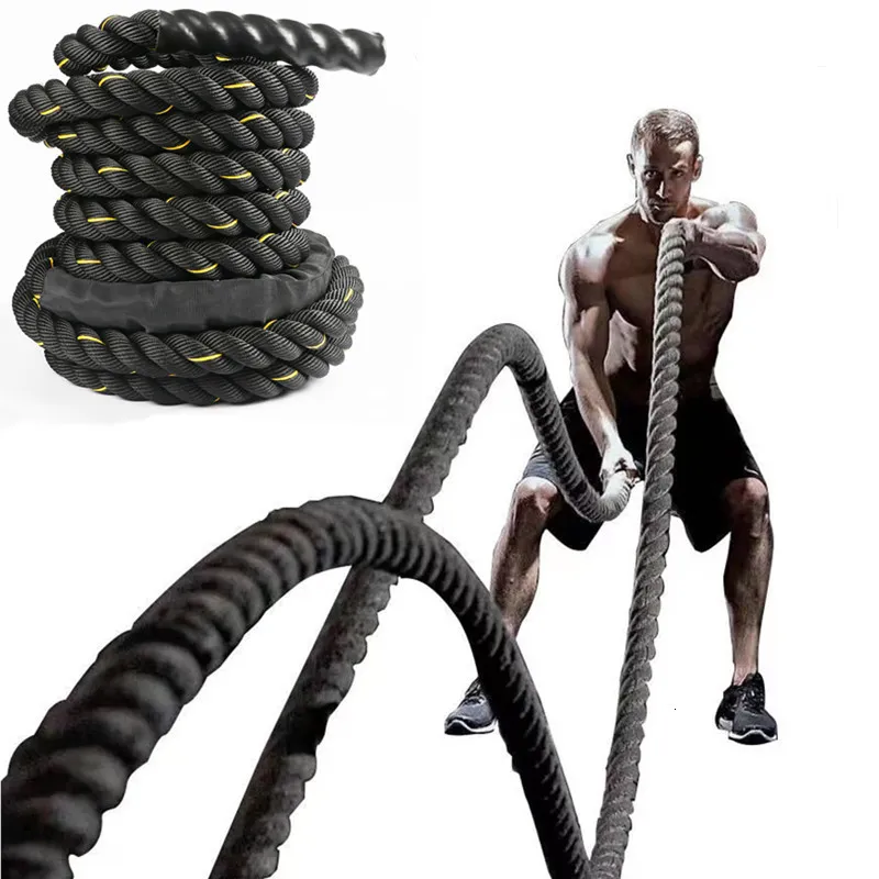 Jump Ropes Weighted Rope Gym Outdoor Home Fitness Träning Fysisk träning Battle Battling Styrka 230904