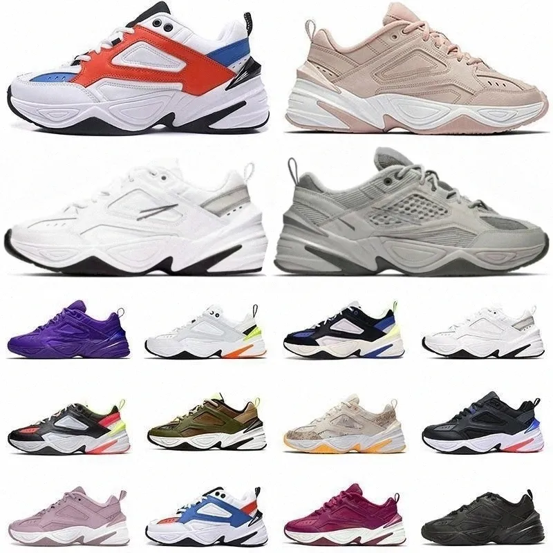 de M2K Tekno Dad Summit Coole vrijetijdsschoenen Wit Zwart Oranje Puur Platina Sfeer Grijs Licht Bone Turf heren dames 38he #