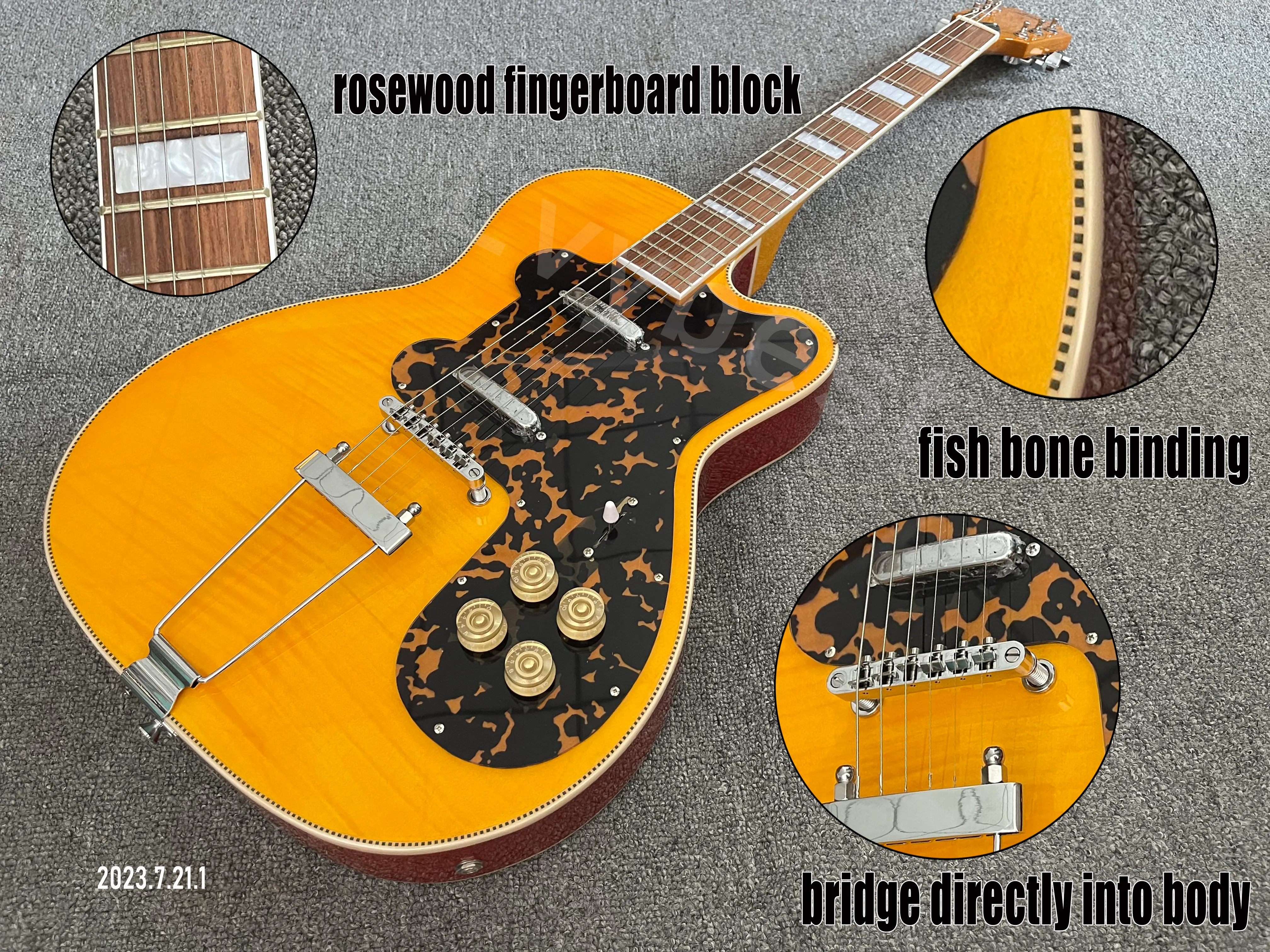 DHgate.com:Electric Guitar, Mahogany Body, Flame Top