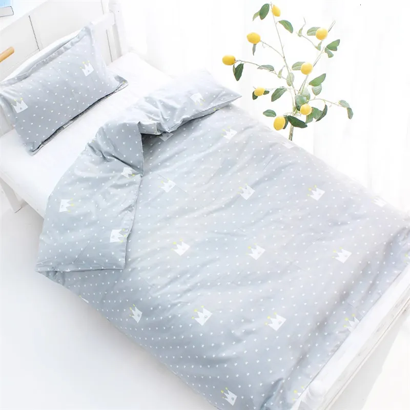 Bedding Sets Baby Bedding Set Kids Quilt Cover Without Filling 1pc Cotton Crib Duvet Cover Cartoon Baby Cot Quilt Cover 150*120cm Breathable 230905