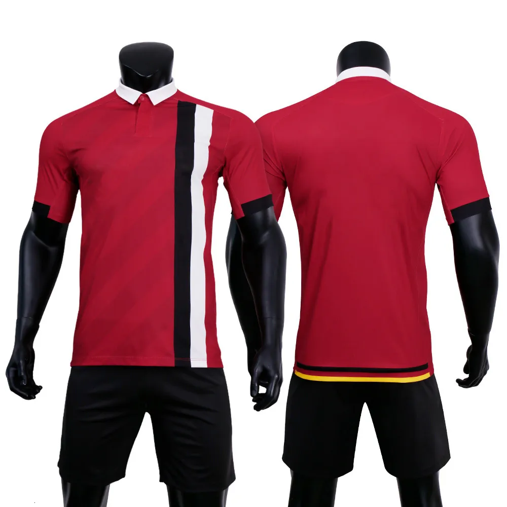 Autres articles de sport Football Jersey Team Soccer Wear et nom Design Hommes Sportswear Uniformes Chemises 230904