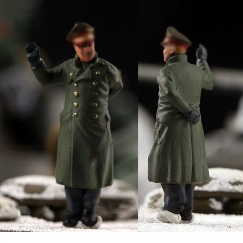 Poppen 1 stks 172 Schaal Officier 1 Cijfers Model DIY Scène Pop Ornament 230904