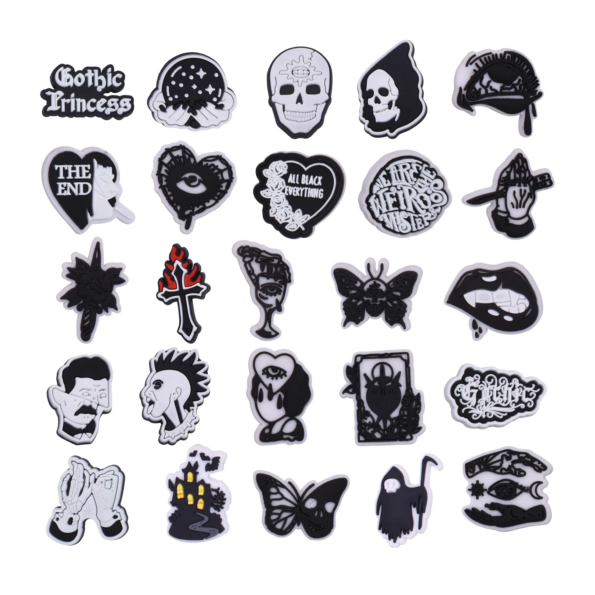Anime Girl Boy Halloween Gothic Horror Charms Wholesale Childhood