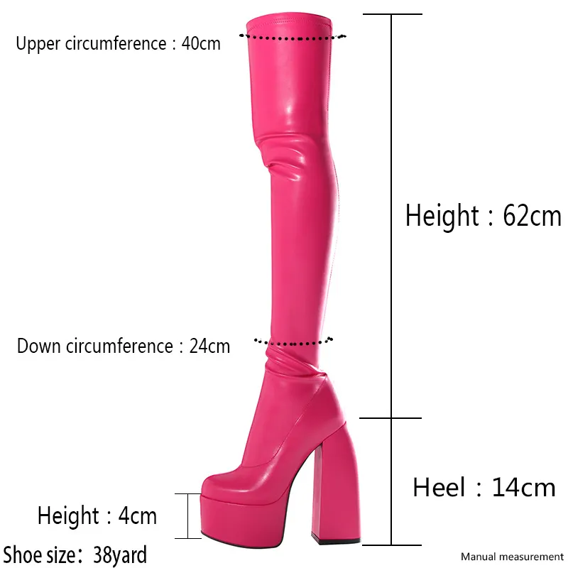 40cm platform store boots