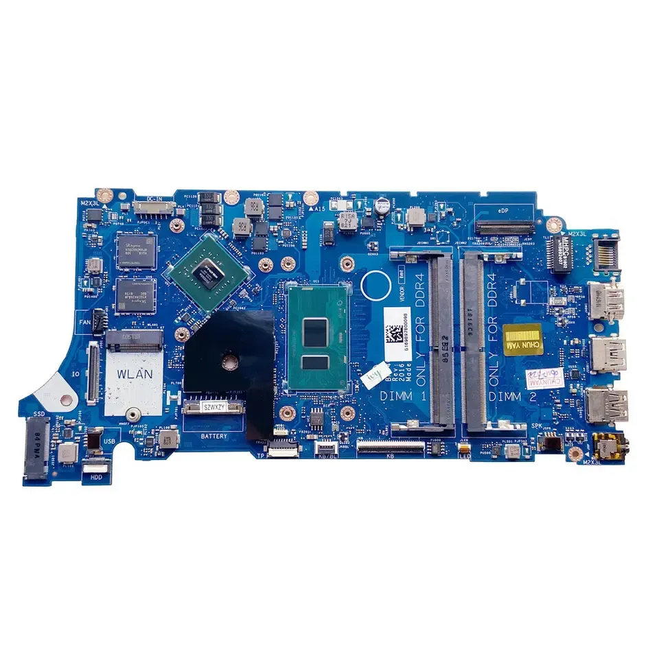 Carte mère originale pour ordinateur portable DELL 7460 7560, 0JXYRN 0Y9NHV 00KC1H 07T87H 0V736W 05CPRV LA-D821P avec processeur i5-7200U 100% testé