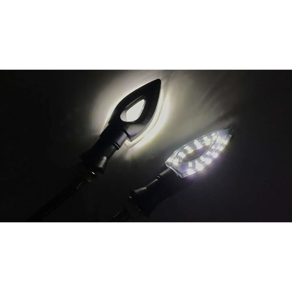 Nouveau 1 Pièces Moto Clignotant LED Lampe Flash Indicateur