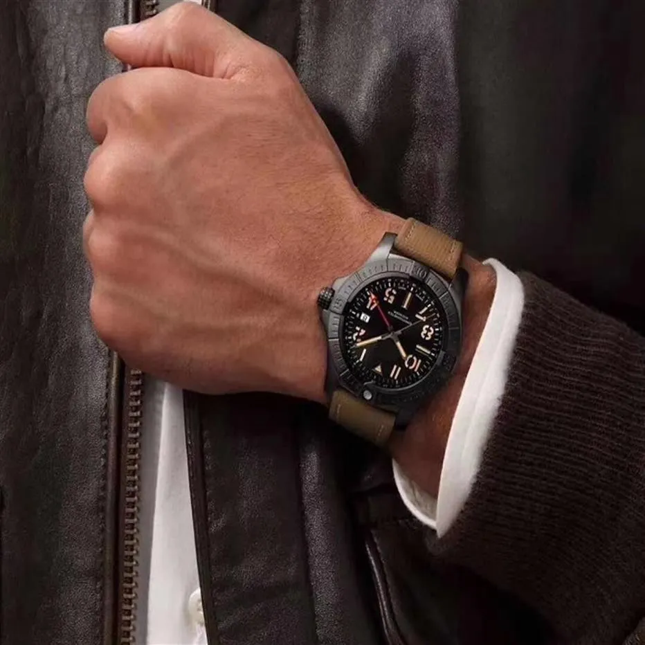 GMT 43mm montre automatique hommes montre-bracelet GF qualité supérieure étanche lunette Bracelet saphir cristal décontracté orologio di lusso235C