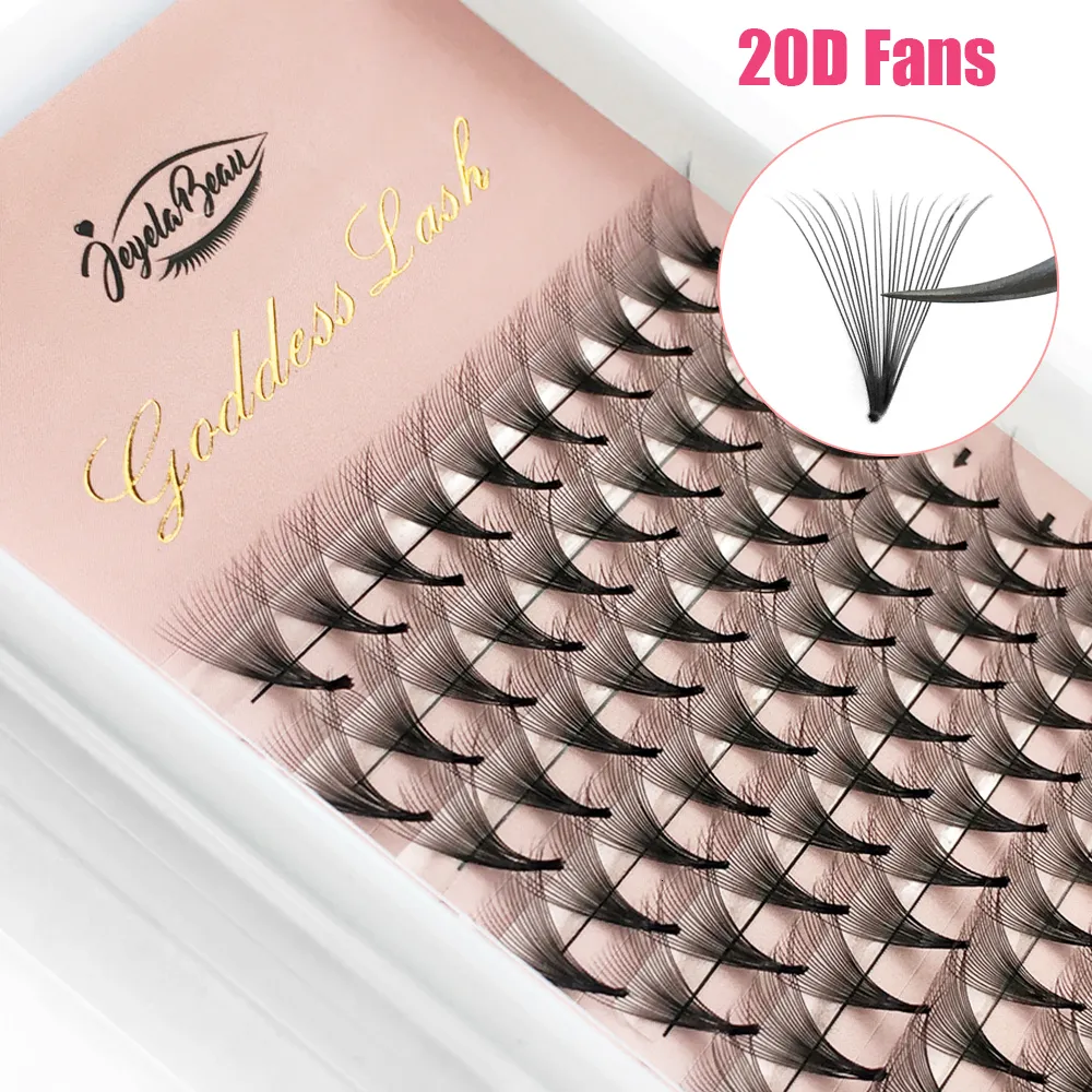 Cílios Postiços Deusa 12D14D16D20D Pré-fabricado Fan Extensões de Cílios Natural Suave Russo Volume Cílios Falso Mink Individual Lash 230904