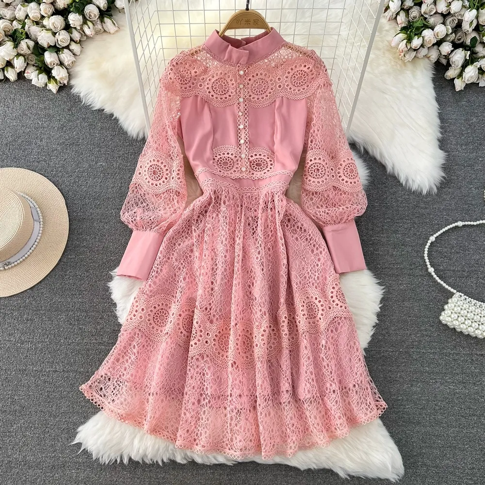 chinese dress ladies Wedding Dress See Through Lace | Autumn Dress Weddding