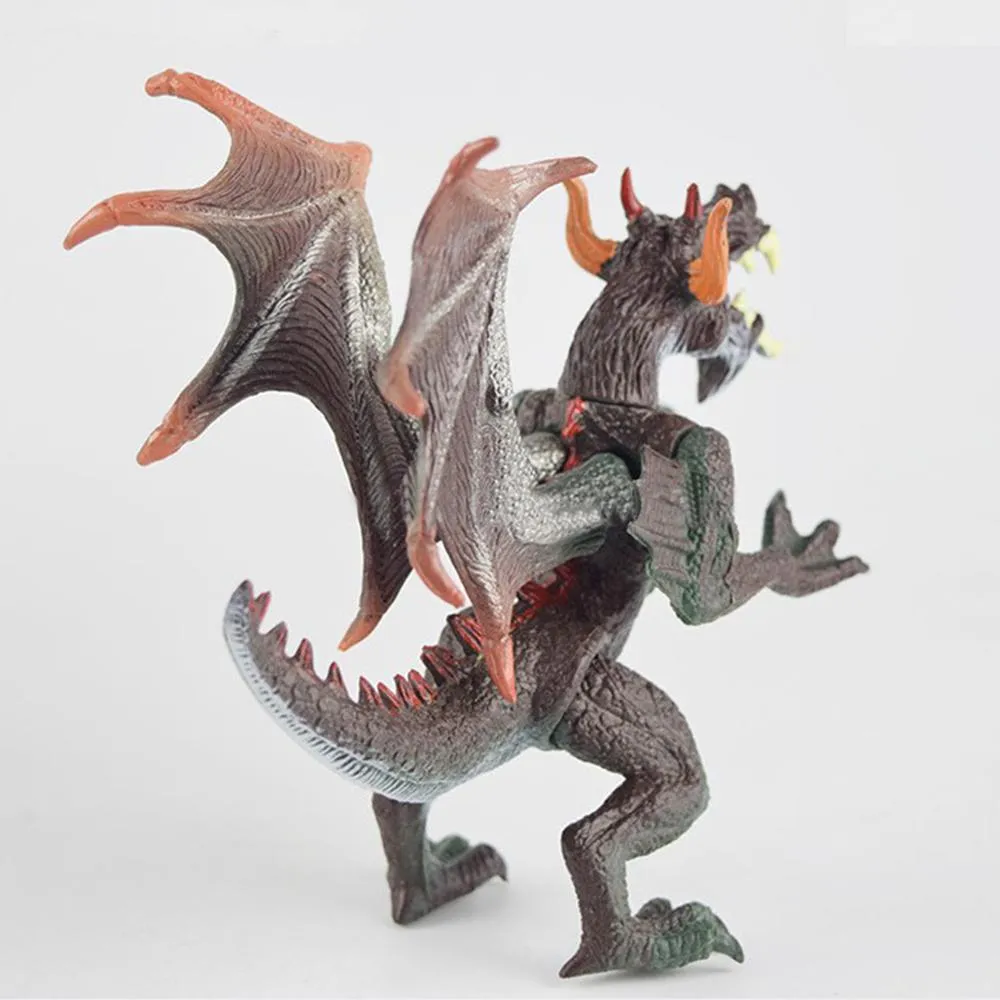 Fingerspielzeug Action Diecast Farbiger Drache Simulationsspielzeug Actionfiguren Tiere Modellsammlung 1 Stück 12 cm Simulation Drache Kind Erwachsenes Geschenk