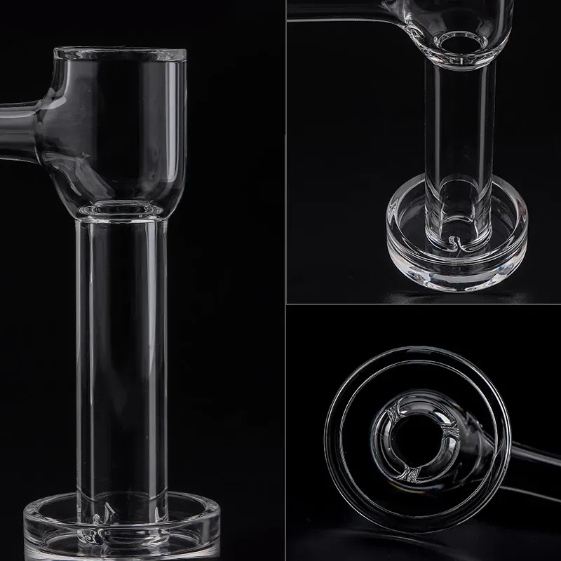Full Weld Beveled Edge Smoking Contral Tower Terp Slurper Quartz Banger 2.5mm Wall Seamless Welded Quartz Nails For Glass Water Bongs Dab Rigs Pipes