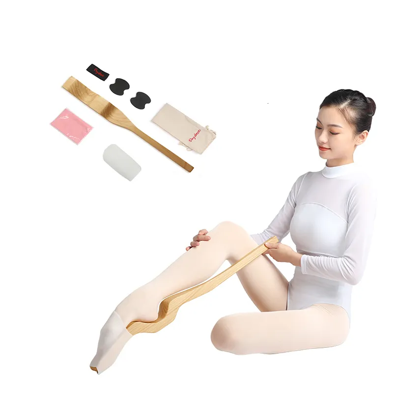 Équipement de fitness intégré Civière de pied de jambes en bois pour la danse de ballet Outils de mise en forme du cou-de-pied Accessoires de rehausseur d'étirement Fournitures d'exercice 230904