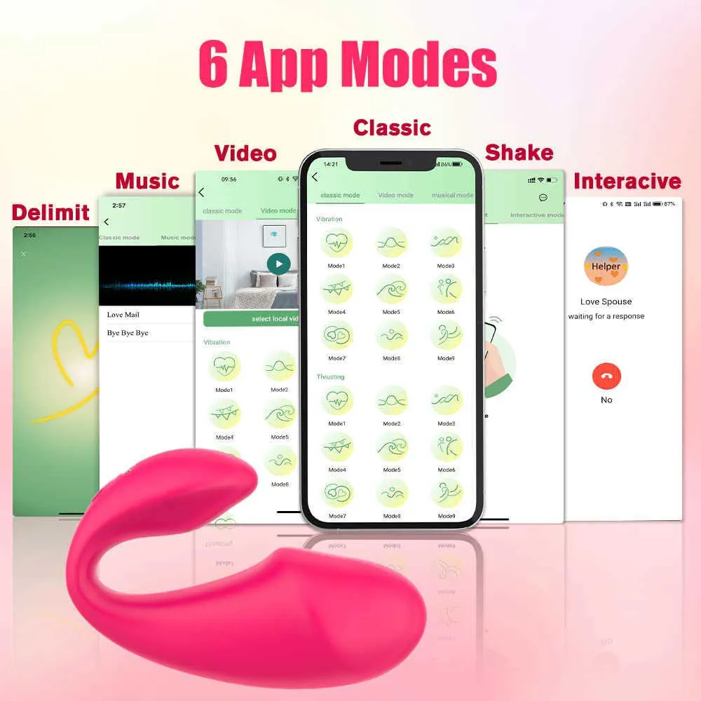 Remote Control Dildo Vibrator For Women, Wireless Bluetooth G Spot Clit  Vibrating Panties Egg With 2 Motors From Restraints, $22.98
