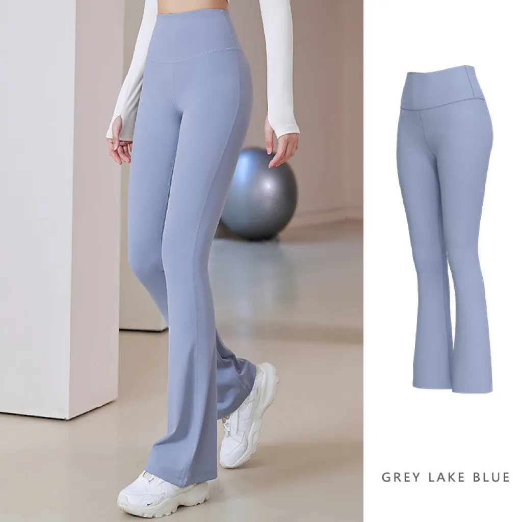 Womens Micro Yoga Flare Pants With Tight Lift Hip, Quick Dry Breathable  High Waist, Slim Fit, And Elegant Wide Leg Design For Sports And Alat  Fitness From Nkaj1_0118, $24.13