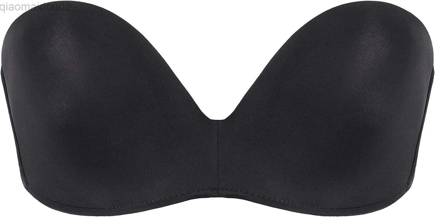Bras DotVol Womens Hand Shaped Elevated Invisible Non Slip Strap