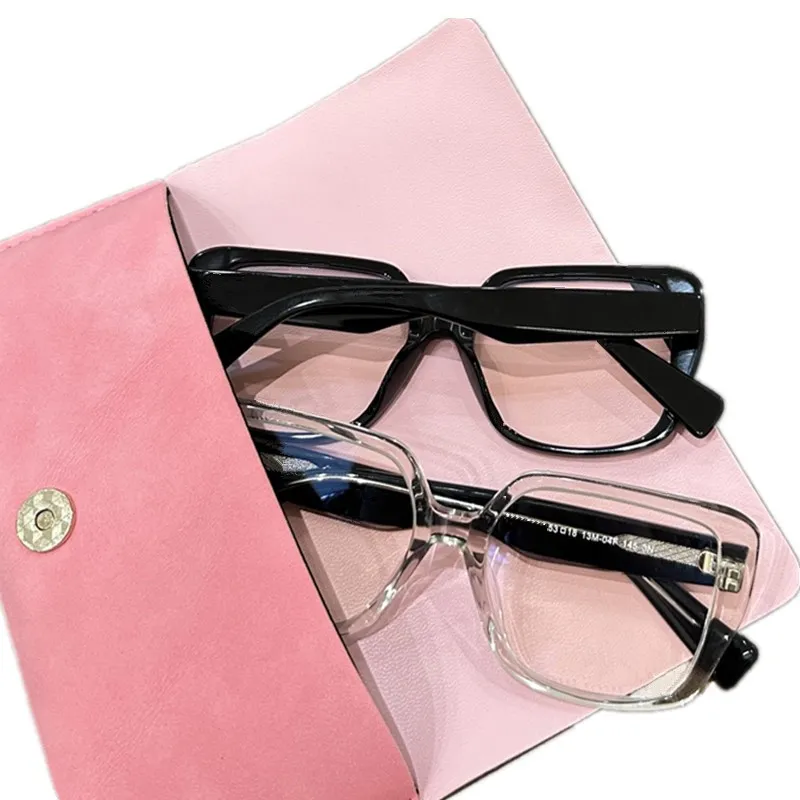 23 Donna Big Square Acetati Fullrim Frame occhiali 0v6v 53-18-145 Fashion Bare Face Occhiali da vista Occhiali da vista Occhiali da vista fullset design case