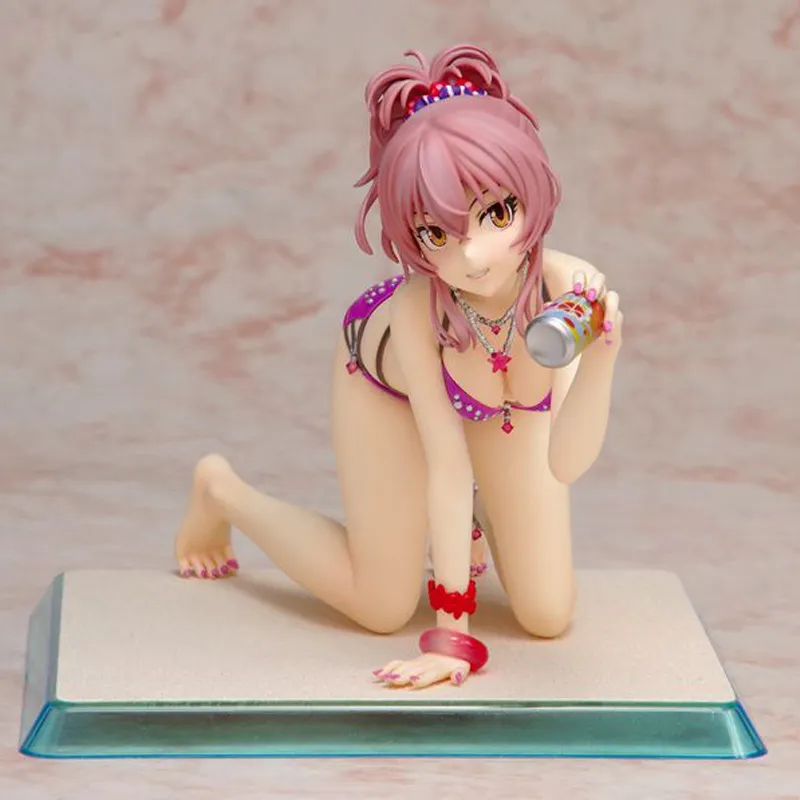 Finger Toys Cinderella Girls Mika Jougasaki Japanese Anime PVC Action Figure Toy Statue Adult Collection Model Doll Gift