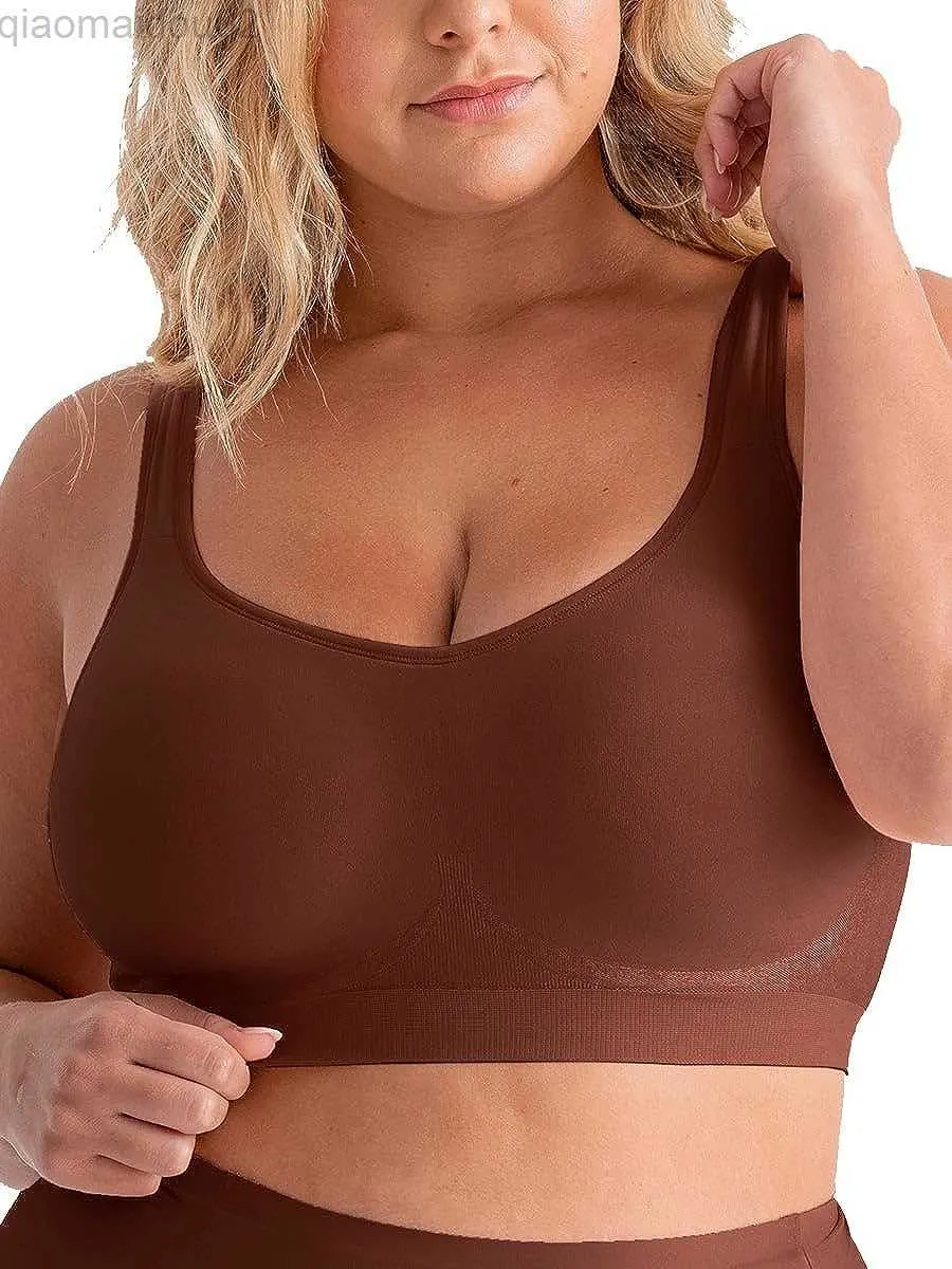 Bras Shapermint Compression High Support Bra Without Steel Ring