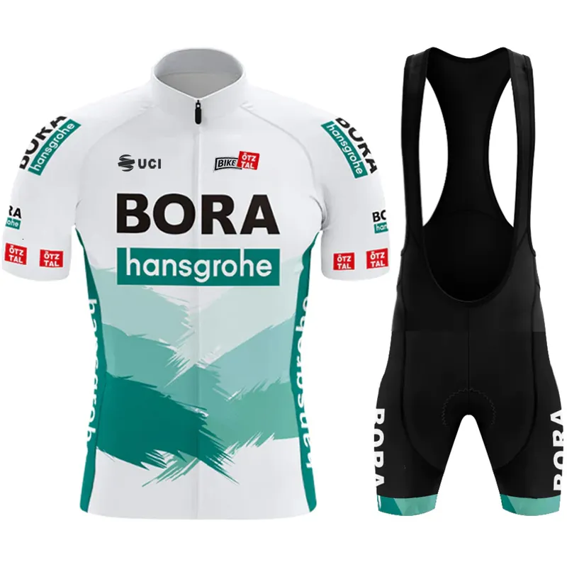 Radtrikot-Sets, Rennrad-Uniform, Tricuta Cycling Man UCI BORA Jersey, Herren-Profi-Hemdbekleidung, Herren-Sets, Sommer-MTB-Sport-Set, Lätzchen 230904