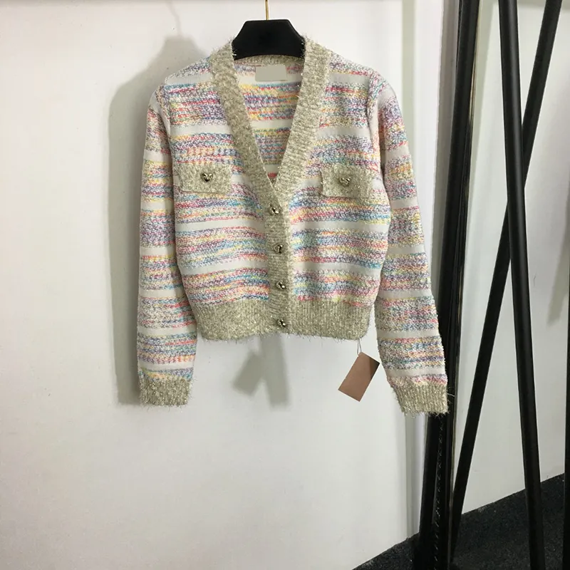 Pulls de noël en laine pour filles, jolis pulls de styliste à rayures classiques, 2 motifs, Cardigan en tricot