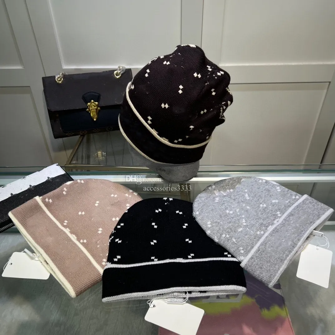 Bonnet / Skull Caps Chapeau de designer de luxe maison ancienne nouveau chapeau tricoté en cachemire mode chapeaux d'hiver chauds pour hommes et femmes avec les mêmes bonnets noirs 2023
