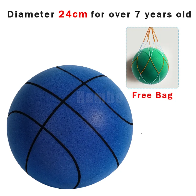 Nueva pelota silenciosa que rebota Baloncesto silencioso para interiores  Baloncesto de espuma de 24 cm Pelota suave silenciosa Tamaño 7 Pelota de  baloncesto con rebote de aire 3/5/7 Juguete deportivo – Los