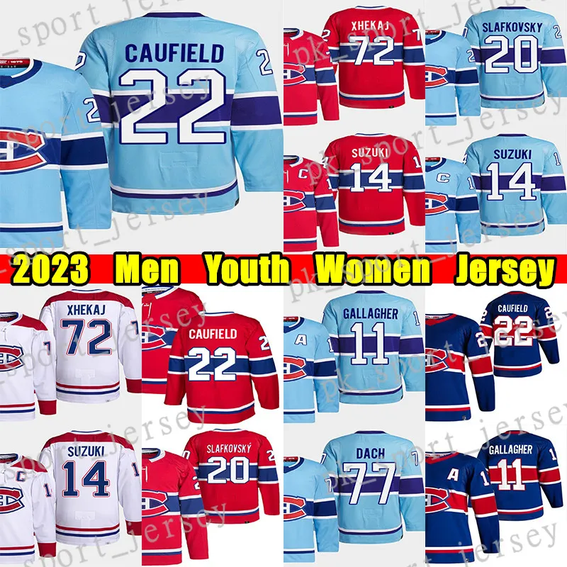 #22 Cole Caufield Reverse Retro hockey jersey #14 Nick Suzuki Juraj Slafkovsky Kirby Dach Brendan Gallagher Guy Lafleur Alex Newhook Carey Price Arber Xhekaj jerseys