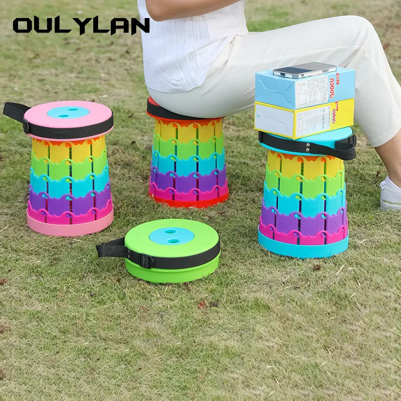 Portable Telescopic Stool For Camping, Travel, Picnic, Beach