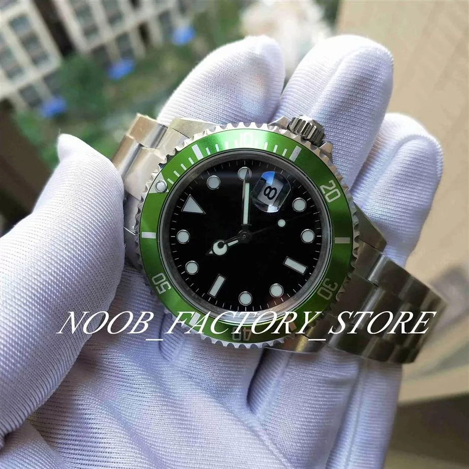 BP Vintage Men's Watches Factory Mens Automatic Cal 3135 Watch Men Green Alloy Bezel Rostfritt stål Rem BPF 50th Anniversa215G
