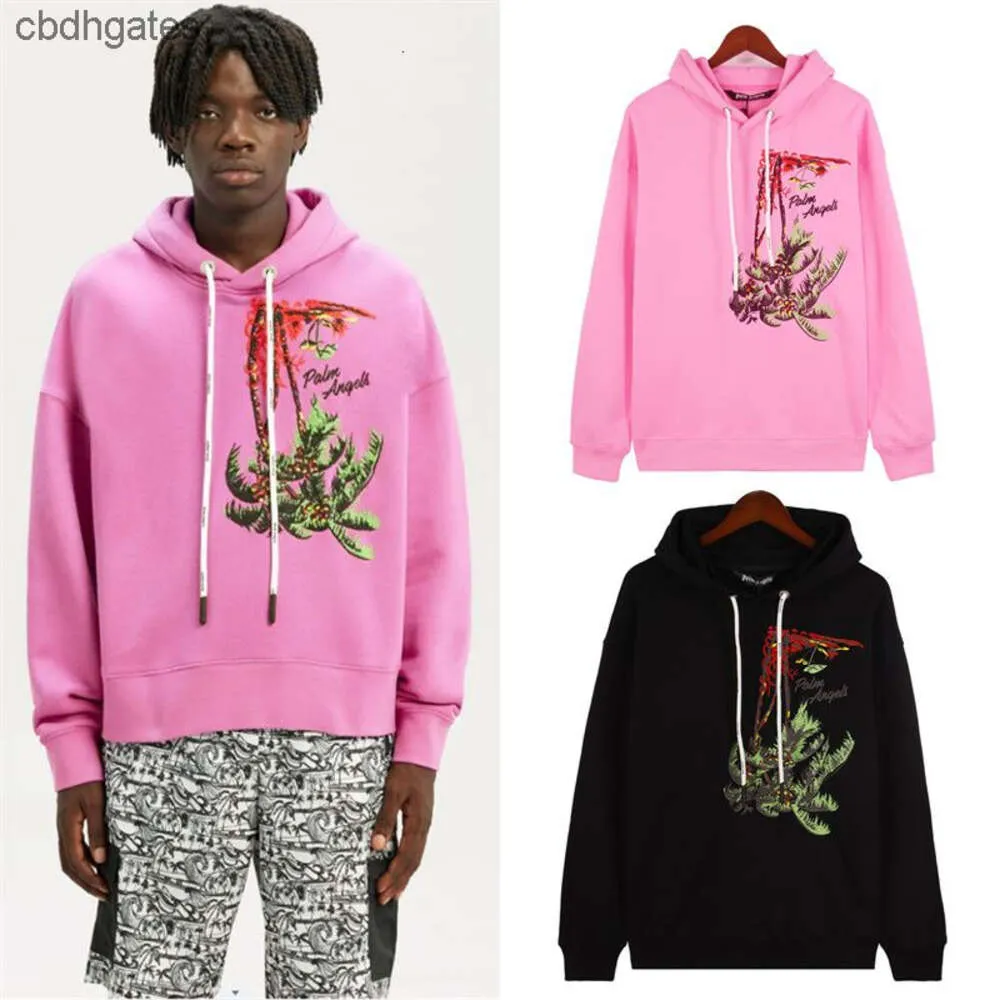 Sweats à capuche Pallm Angells Designer Hommes Mode Streetwear Pull 2023 Automne/Hiver Arbre Sweat à capuche Lâche High Street