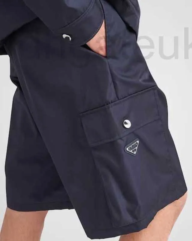 Herenshorts ontwerper High Edition Luxe Mode Zomer Dunne Driehoek Ijzeren Label Geregenereerd Nylon Bermuda Casual 7GQM