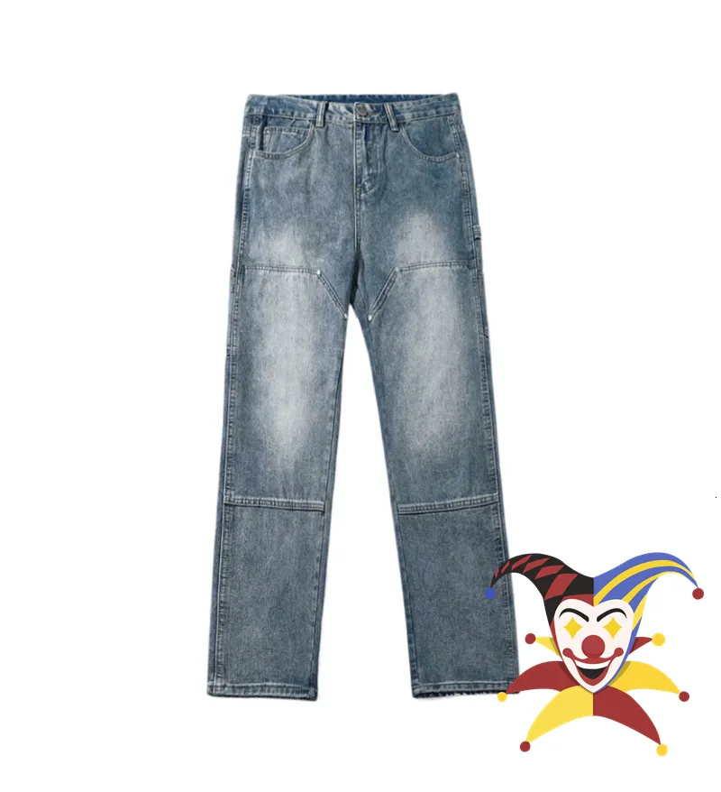 Jeans da uomo Tasca grande MM6 Margiela Uomo Donna 1 Pantaloni con cerniera lavati di qualità 230904