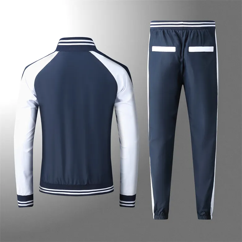 Primavera Autunno Uomo Tute Polo Felpe Coccodrillo Ricamo Jogger Tuta sportiva Uomo Gioca Set di abbigliamento sportivo Tute da uomo Taglie forti M-2XL