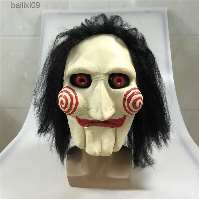 Saw Horror Maske - Billy Clown Maske Aus Latex Für Halloween