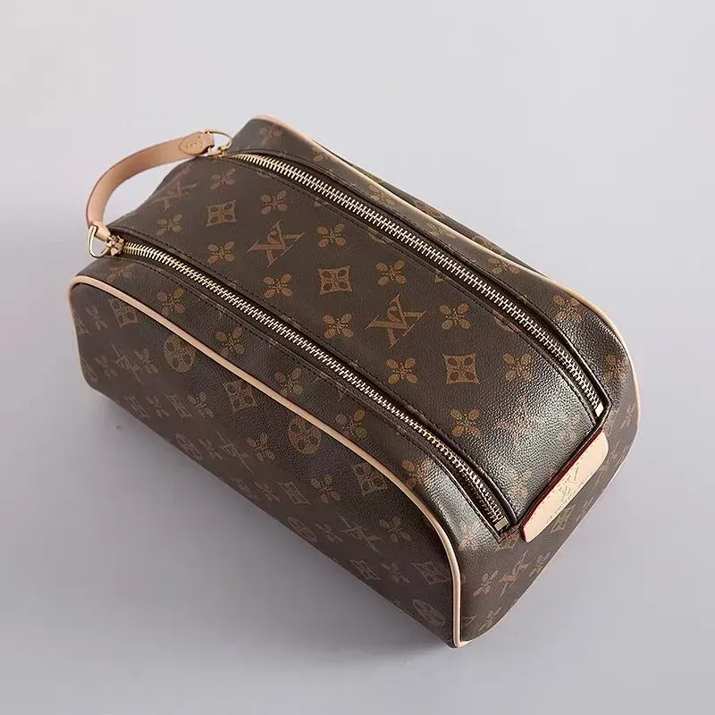 Borsa da trucco da donna con doppia cerniera Borsa da trucco da donna Designer Borsa da toilette di grande capacità Borsa da toilette Borsa da toilette da viaggio classica da uomo Borsa dhgate