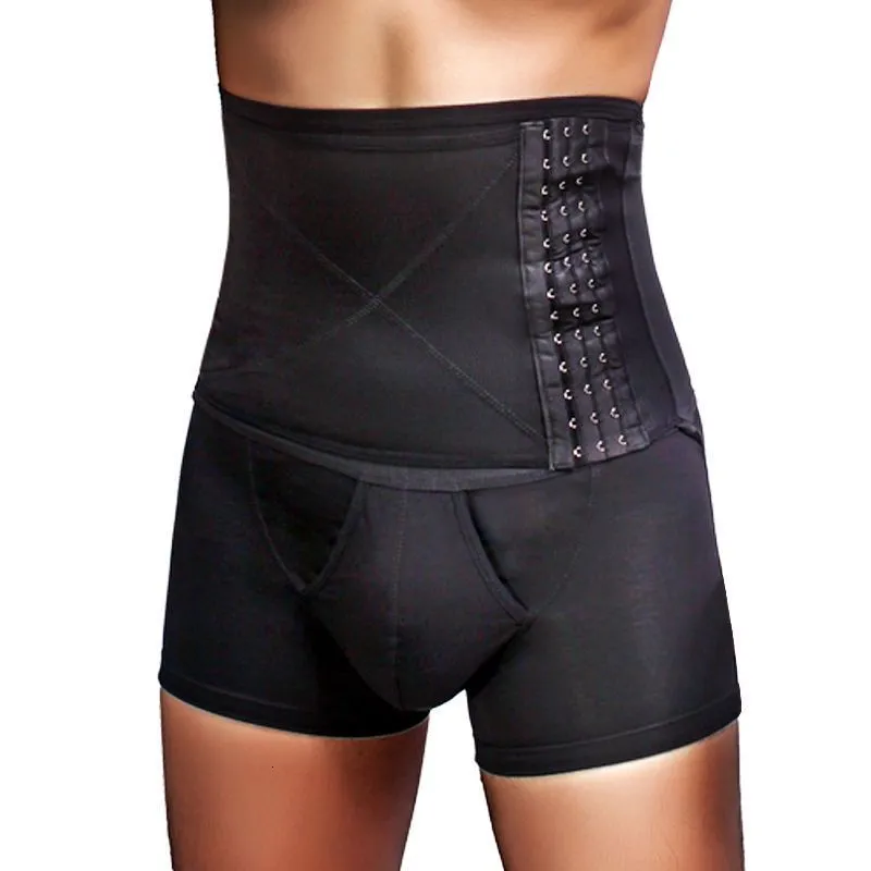 Womens Shapers Mens cintura alta cintura apertada fitness cintura proteção corpo moldar roupa interior boxer shorts 230905
