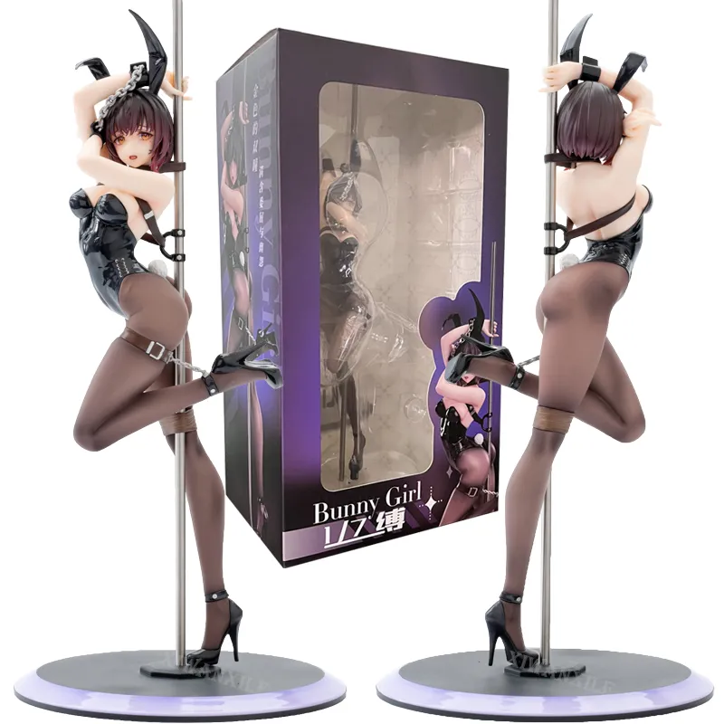 Giocattoli con le dita 30 cm FreeWillStudio FU Bunny Girl Anime Figure Senpai Mai Sakurajima Sexy Action Figure Modello da collezione per adulti Doll Toys Regali