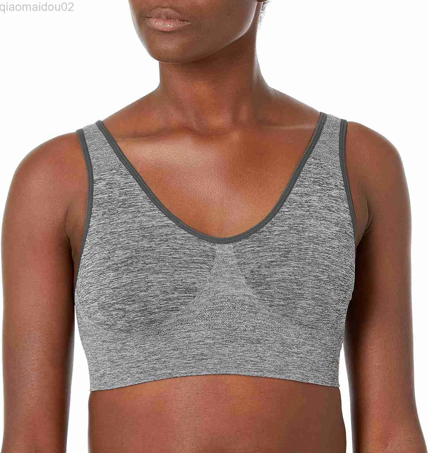 Bras Hanes Women Wireless Bra Full Coverage Pullover Stretch Knit Bra  Smoothing T Shirt BraLF20230905 From 10,52 €