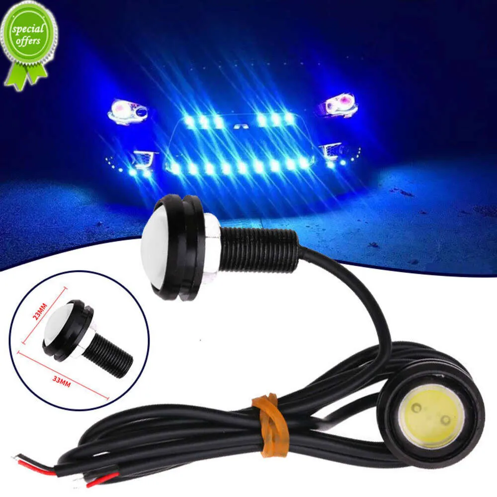 New A Pair Car Eagle Eye LED Auto Light Mini Turn Signal Bright Daytime Running 23MM Lights Motorcycle Auto Brake Fog Lamp Bulb