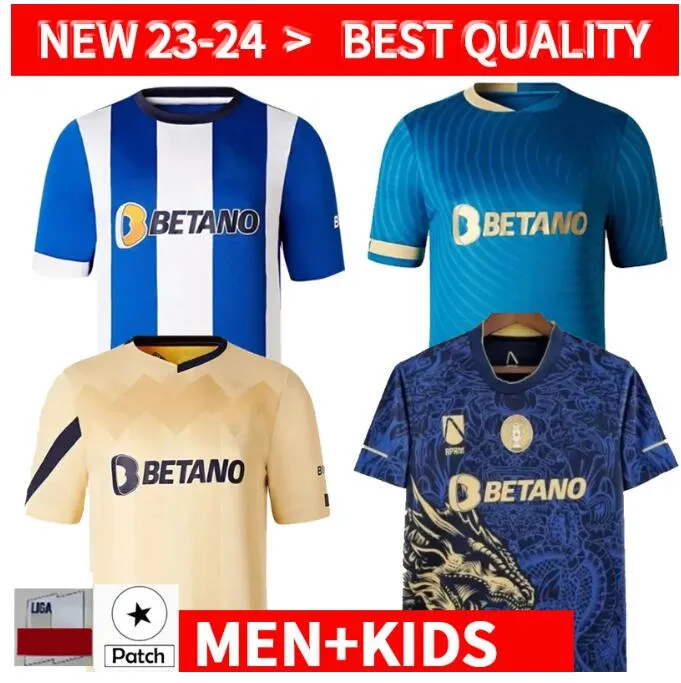 23 24 FC Porto CAMPEOES Soccer Jerseys 2023 2024 Camisa SPECIAL Titulos Futebol Clube Porto LUIS DIAZ MATHEUS MEHDI Maillots de Foot MAREGA Hommes Enfants SERGIO Chemise