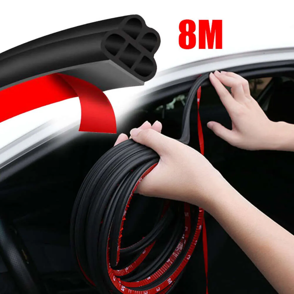 Neue 8 M Auto Tür Dichtung Streifen Auto Gummi Dichtstoff 5 Löcher B Typ  Lärm Isolierung Anti Staub Schalldämmung Auto Dicht Streifen Zubehör Von  5,15 €